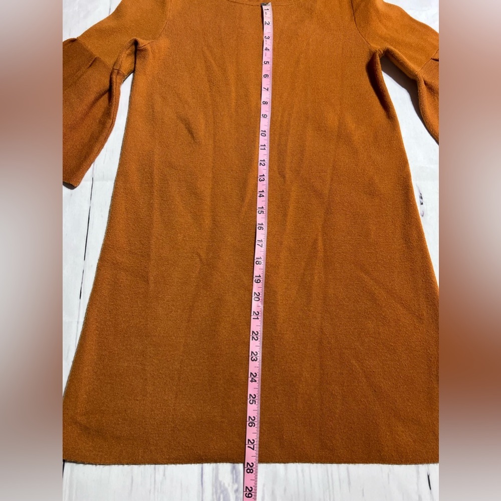Moth by Anthropologie Chester Sweater Knit Bell Sleeve Tunic Dress - Picture 5 of 7